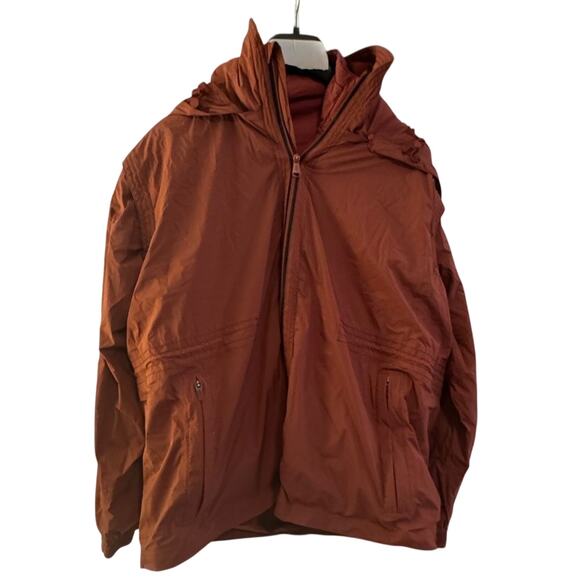 FP Movement Shred-It 5-in-1 Hooded Jacket in Wine Size S New w/ Tag MSRP $498 - Picture 5 of 14